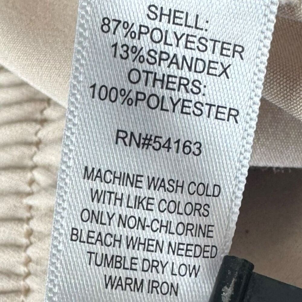 Marc New York Women’s XL Beige Cargo Jogger Pants Elastic Waist Tapered Leg - Picture 5 of 6